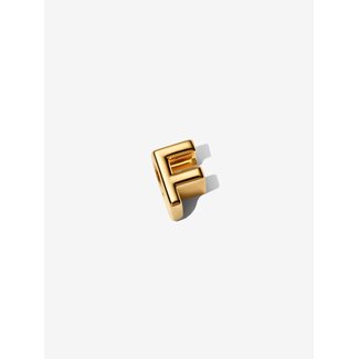 Pandora Pandora bedel 763952C00 Zilver met Geelgouden Plating Letter F
