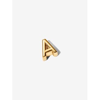 Pandora Pandora bedel 763947C00 Zilver met Geelgouden Plating Letter A