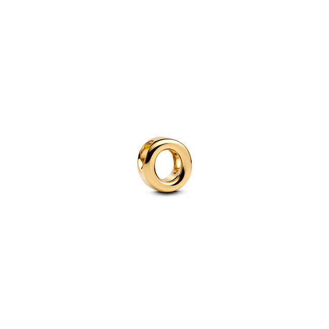 Pandora Pandora bedel 763961C00 Zilver met Geelgouden Plating Letter O