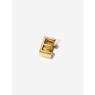 Pandora Pandora bedel 763951C00 Zilver met Geelgouden Plating Letter E