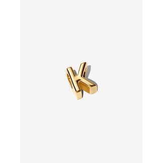 Pandora Pandora bedel 763957C00 Zilver met Geelgouden Plating Letter K