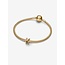 Pandora Pandora bedel 763957C00 Zilver met Geelgouden Plating Letter K