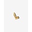 Pandora Pandora bedel 763958C00 Zilver met Geelgouden Plating Letter L
