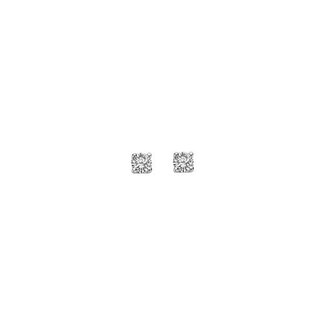 Blush Blush Oorbellen LG7000W 14k Witgoud met 2-0.20crt H SI Briljant geslepen Labgrown Diamant 2.9mm