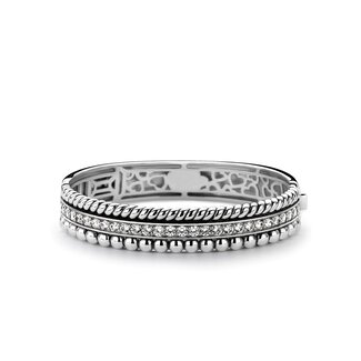 Ti Sento Milano Ti Sento Armband 2776Zi Zilver 3 Rijen met Zirkonia