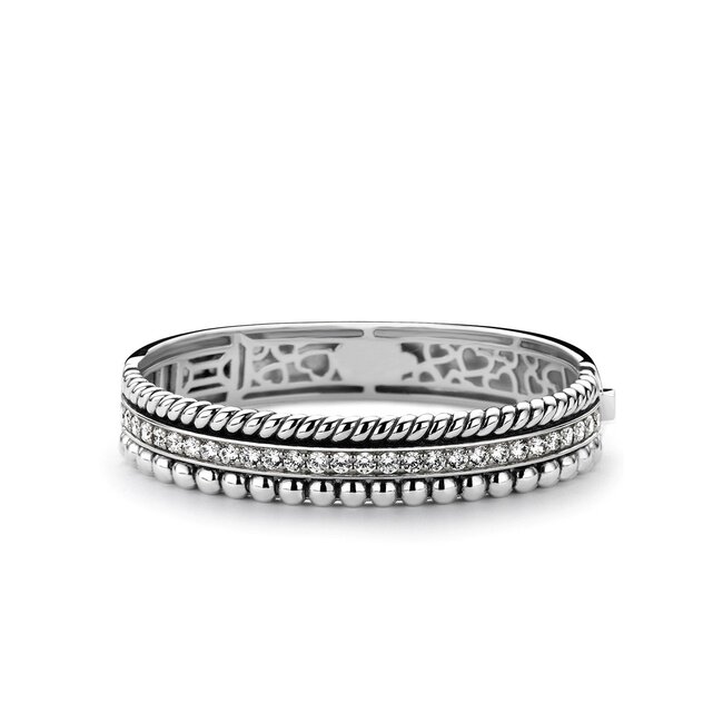 Ti Sento Milano Ti Sento Armband 2776Zi Zilver 3 Rijen met Zirkonia