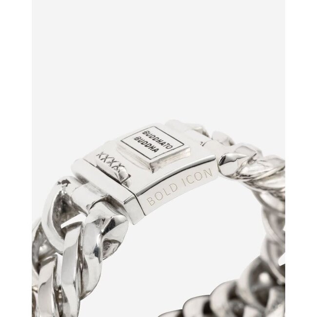 Buddha to Buddha Buddha to Buddha Armband 080 E+ Zilver Chain big Maat E+