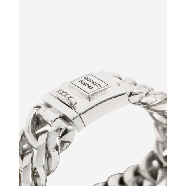 Buddha to Buddha Buddha to Buddha Armband 080 E+ Zilver Chain big Maat E+