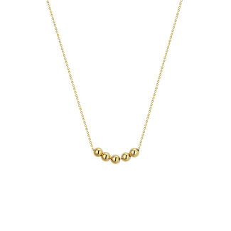 Blinckers Jewellery Huiscollectie THOB Collier 40.18705 14k Geelgoud met Bolletjes