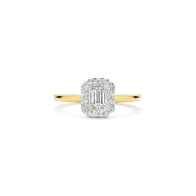 Blush Blush Ring LG1011Y/54 14K Geelgoud met 0.64crt Labgrown diamant Maat 54