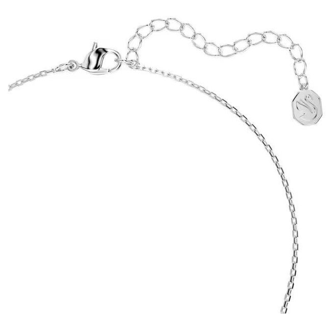 Swarovski Swarovski Collier 5734232 Bella Zilverkleurig met Blauwe Swarovskisteen 38-43cm