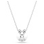 Swarovski Swarovski Collier 5734232 Bella Zilverkleurig met Blauwe Swarovskisteen 38-43cm