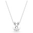 Swarovski Swarovski Collier 5734230 Bella Zilverkleurig met Roze Swarovskisteen 38-43cm