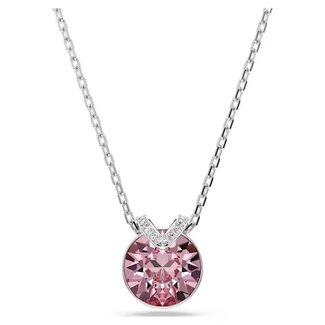 Swarovski Swarovski Collier 5734230 Bella Zilverkleurig met Roze Swarovskisteen 38-43cm