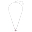 Swarovski Swarovski Collier 5734230 Bella Zilverkleurig met Roze Swarovskisteen 38-43cm