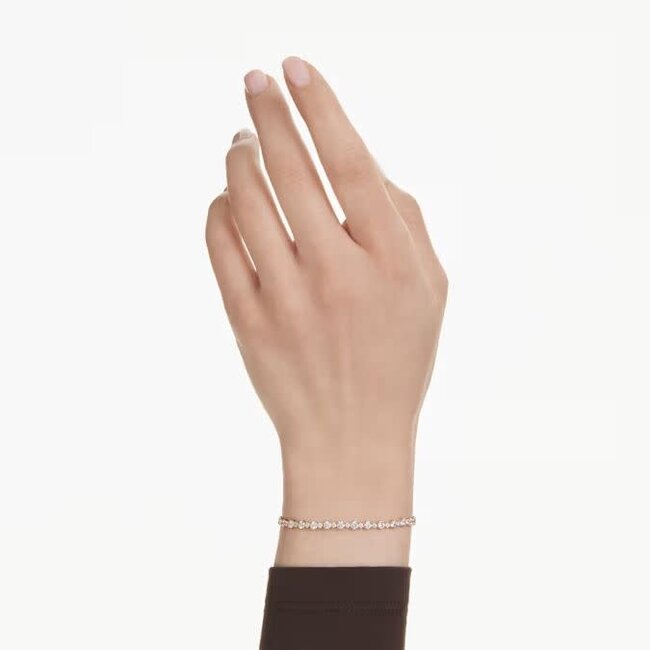 Swarovski Swarovski Armband 5730709 Matrix Goudkleurige Plating met Steentjes 12-24cm