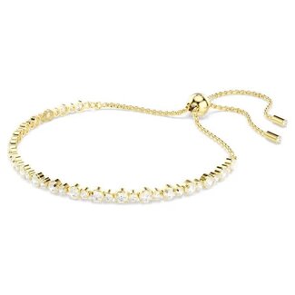 Swarovski Swarovski Armband 5730709 Matrix Goudkleurige Plating met Steentjes 12-24cm