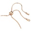 Swarovski Swarovski Armband 5730706 Matrix Rosekleurige Plating met Steentjes12-24cm