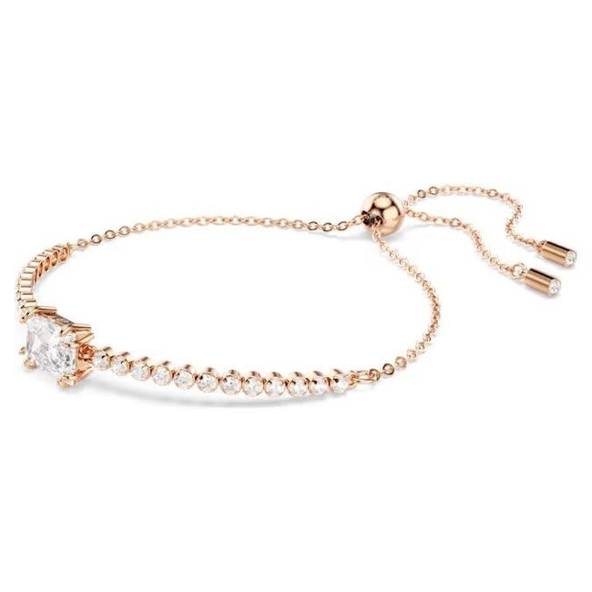 Swarovski Swarovski Armband 5730706 Matrix Rosekleurige Plating met Steentjes12-24cm