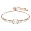 Swarovski Swarovski Armband 5730706 Matrix Rosekleurige Plating met Steentjes12-24cm