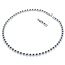 Swarovski Swarovski Collier 5733402 Una Angelic Zilverkleurig met Blauw