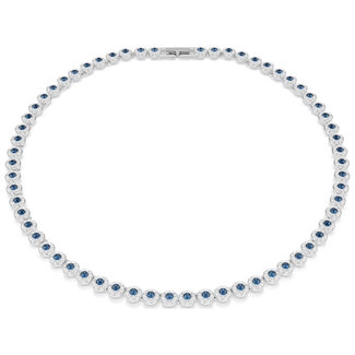 Swarovski Swarovski Collier 5733402 Una Angelic Zilverkleurig met Blauw