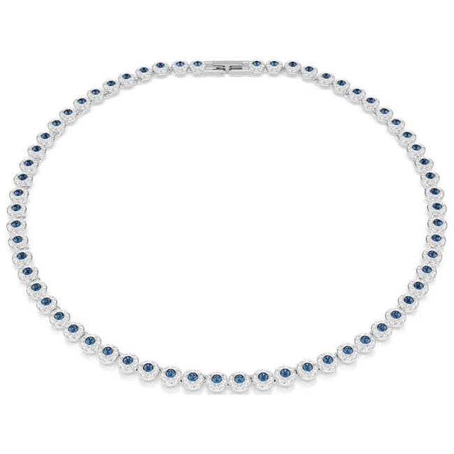 Swarovski Swarovski Collier 5733402 Una Angelic Zilverkleurig met Blauw