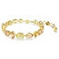 Swarovski Swarovski Armband 5718072 Gema Goudkleurige Plating met Bruin/Geel 15-19cm