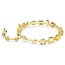 Swarovski Swarovski Armband 5718072 Gema Goudkleurige Plating met Bruin/Geel 15-19cm