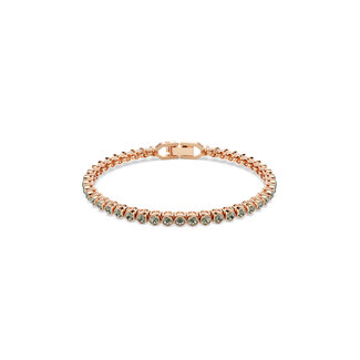 Swarovski Swarovski Armband 5734240 Imber Rosegouden Plating met Groene Steentjes