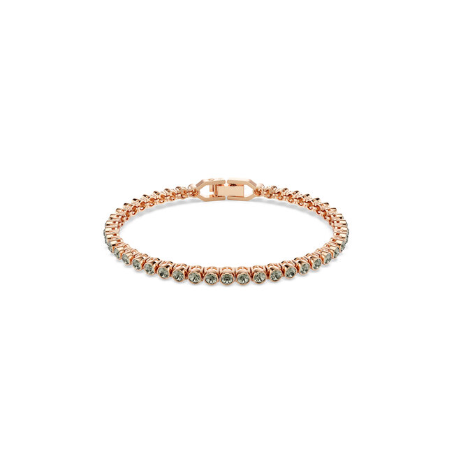 Swarovski Swarovski Armband 5734240 Imber Rosegouden Plating met Groene Steentjes