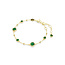 Swarovski Swarovski Armband 5730676 Imber Goudkleurige Plating Groene Stenen 16.5-20.5cm