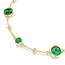 Swarovski Swarovski Armband 5730676 Imber Goudkleurige Plating Groene Stenen 16.5-20.5cm