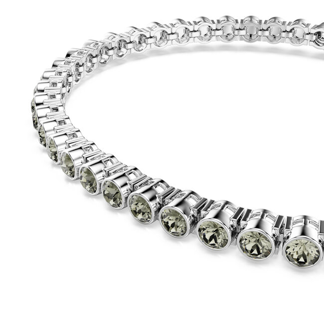 Swarovski Swarovski Armband 5734238 Imber Zilverkleurig met Groene Steentjes
