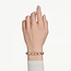 Swarovski Swarovski Armband 5720912 Millenia Goudkleurige Plating Octagon Slijpvorm Caramel