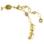 Swarovski Swarovski Armband 5720912 Millenia Goudkleurige Plating Octagon Slijpvorm Caramel