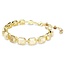 Swarovski Swarovski Armband 5720912 Millenia Goudkleurige Plating Octagon Slijpvorm Caramel
