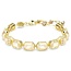 Swarovski Swarovski Armband 5720912 Millenia Goudkleurige Plating Octagon Slijpvorm Caramel