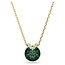 Swarovski Swarovski Collier 5735387 Bella Goudkleurige Plating met Groen 38-43cm