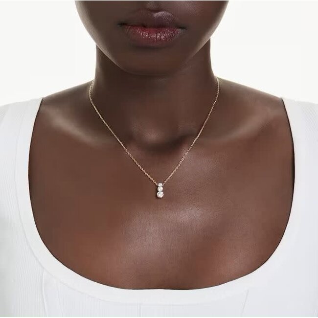 Swarovski Swarovski Collier 5723298 Stilla Attract Hanger Goudkleurige Plating 38-45cm