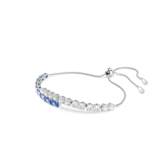 Swarovski Swarovski Armband 5732266 Matrix Zilverkleurig met Blauw en Wit