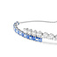 Swarovski Swarovski Armband 5732266 Matrix Zilverkleurig met Blauw en Wit