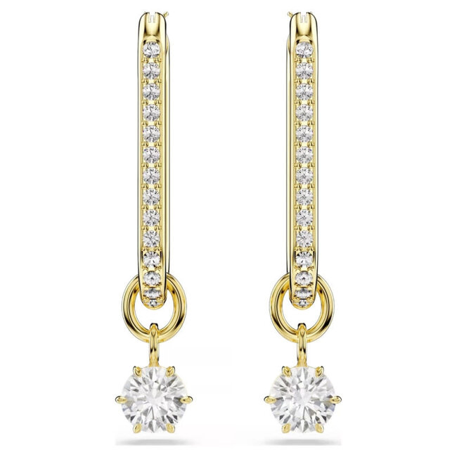 Swarovski Swarovski Oorbellen 5728587 Constella Goudkleurige Plating met Zirkonia