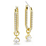 Swarovski Swarovski Oorbellen 5728587 Constella Goudkleurige Plating met Zirkonia