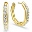Swarovski Swarovski Oorbellen 5724584 Constella Goudkleurige Plating Achthoekig