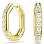 Swarovski Swarovski Oorbellen 5724584 Constella Goudkleurige Plating Achthoekig