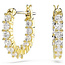 Swarovski Swarovski Oorbellen 5733398 Matrix Goudkleurige Plating Ronde Slijpvorm