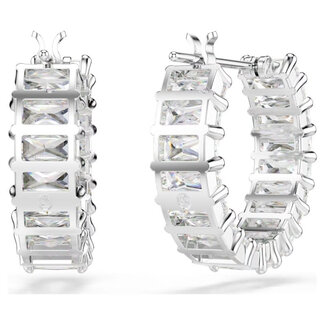 Swarovski Swarovski Oorbellen 5733397 Matrix Zilverkleurig Baquette Slijpvorm