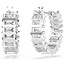 Swarovski Swarovski Oorbellen 5733397 Matrix Zilverkleurig Baquette Slijpvorm