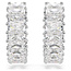 Swarovski Swarovski Oorbellen 5733397 Matrix Zilverkleurig Baquette Slijpvorm
